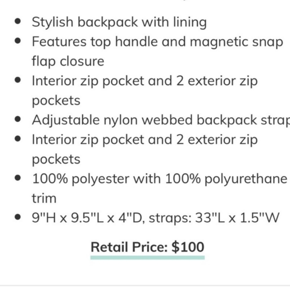 Botkier New York Mini Nylon Backpack - Picture 4 of 7